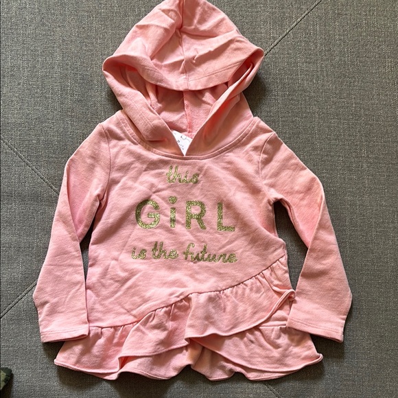 NWT Toddler Girl - 2T Carter's Pink Outfit with Gold Accent - Picture 1 of 5